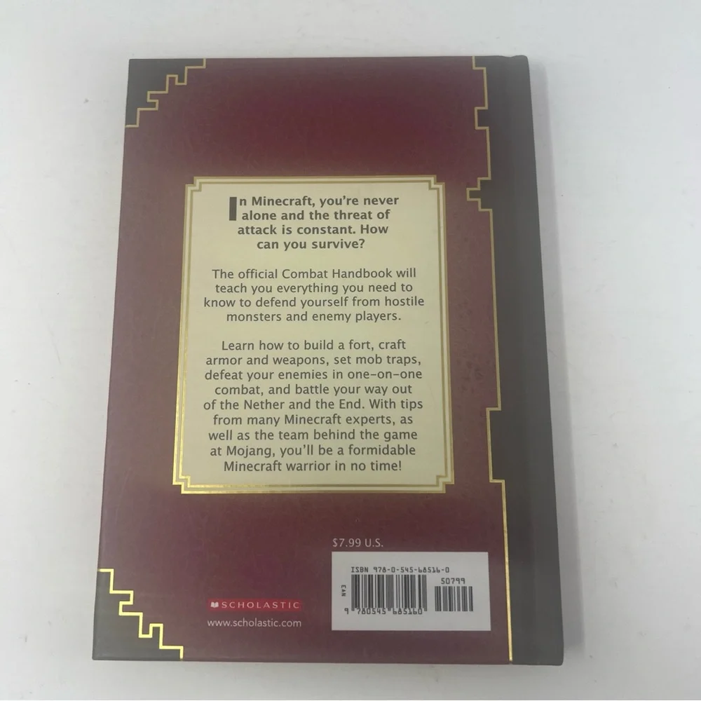 10 items for $20 Sale: Minecraft Combat Handbook - Red and Gold